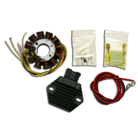 ELECTREX UZWOJENIE ALTERNATORA STATOR KPL. Z REGULATOREM NAPIĘCIA KTM EXC 2T 250 '08-'17 EXC 300 '08-'15, FREERIDE 250 '14, EXC 200 '13-'15 , SX 144 '