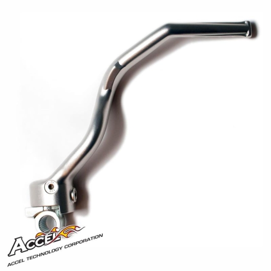 ACCEL DŹWIGNIA STARTERA (KOPKA) ALUMINIOWA KAWASAKI KXF 250 '13-'20 KOLOR SREBRNY