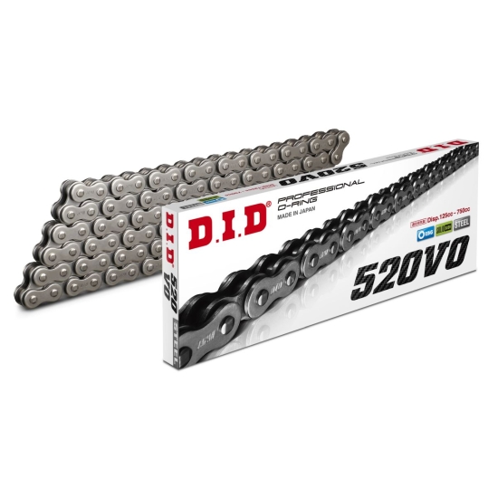 DID 520V-100 ŁAŃCUCH NAPĘDOWY (100 OGNIW) O-RING (OTWARTY + ZAPINKA)