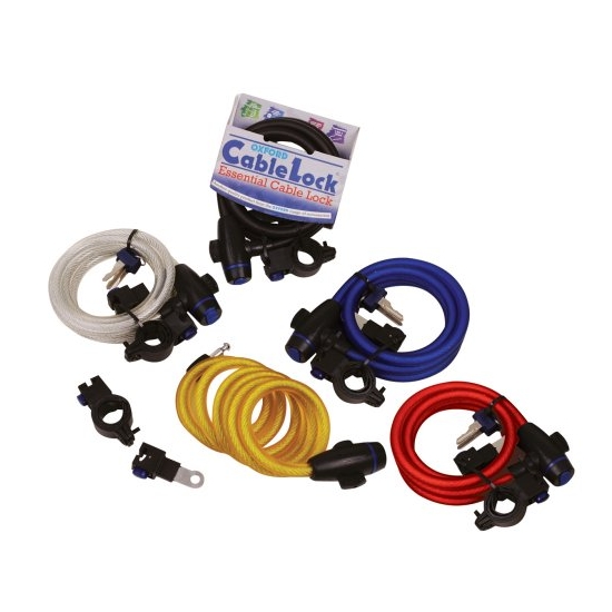 OXFORD LINKA CABLE LOCK Z ZAMKNIĘCIEM DŁUGOŚĆ 1.8M X 12MM KOLOR CIEMNY BS