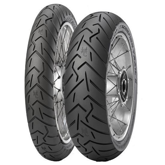 PIRELLI KOMPLET OPON (4329100/24) 120/70ZR19 SCORPION TRAIL II (U) 60W M/C TL PRZÓD DOT 2024 + (4013700/24) 170/60ZR17 SCORPION TRAIL II (U) 72W TL M/