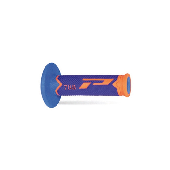 PROGRIP MANETKI PG788 OFF ROAD (22+25MM, DŁ.115MM) KOLOR POMARAŃCZOWY FLUO/NIEBIESKI/JASNY NIEBIESKI (TRÓJSKŁADNIKOWE) (788-282)