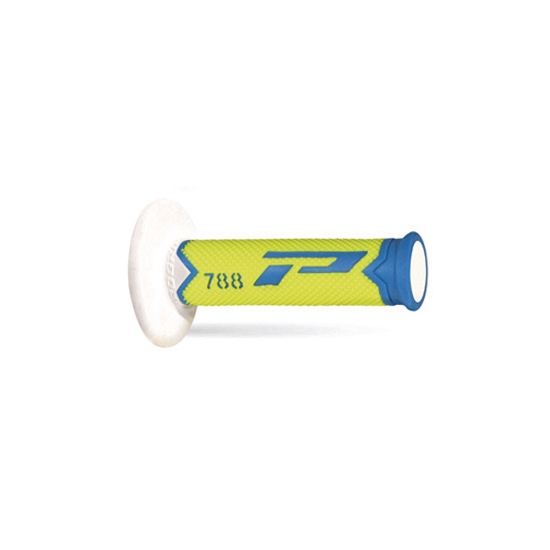 PROGRIP MANETKI PG788 OFF ROAD (22+25MM, DŁ.115MM) KOLOR JASNY NIEBIESKI/ŻÓŁTY FLUO/BIAŁY (TRÓJSKŁADNIKOWE) (788-278)