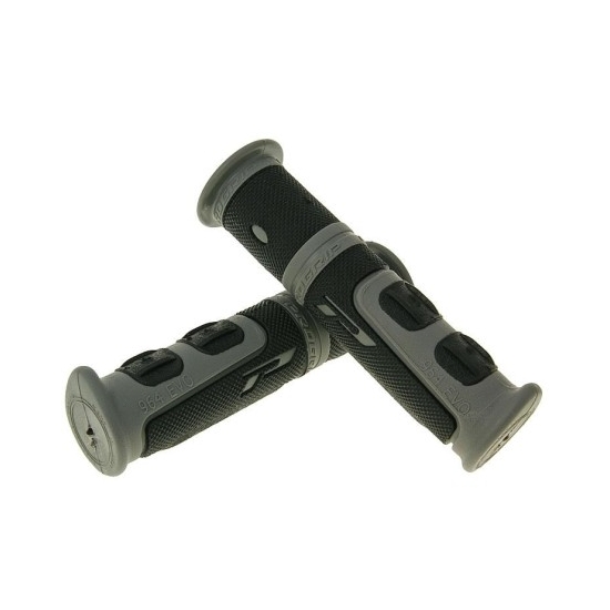 PROGRIP MANETKI PG964 ATV / JET SKI / MTB (22+22MM, DŁ. 120 MM) KOLOR SZARY/CZARNY (964-187) (PG964/4)