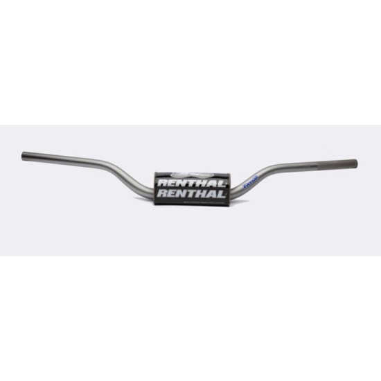 RENTHAL KIEROWNICA 1,1/8 CALA (28,6MM) MX FATBAR HANDLEBAR TANIUM CR HIGH/RICKY JOHNSON KOLOR TYTANOWY Z GĄBKĄ