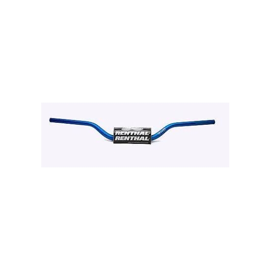 RENTHAL KIEROWNICA 1,1/8 CALA (28,6MM) MX FATBAR HANDLEBARS BLUE RC SX/SXF 06-09, SUZUKI RM/RMZ 06-13 KOLOR NIEBIESKI Z GĄBKĄ