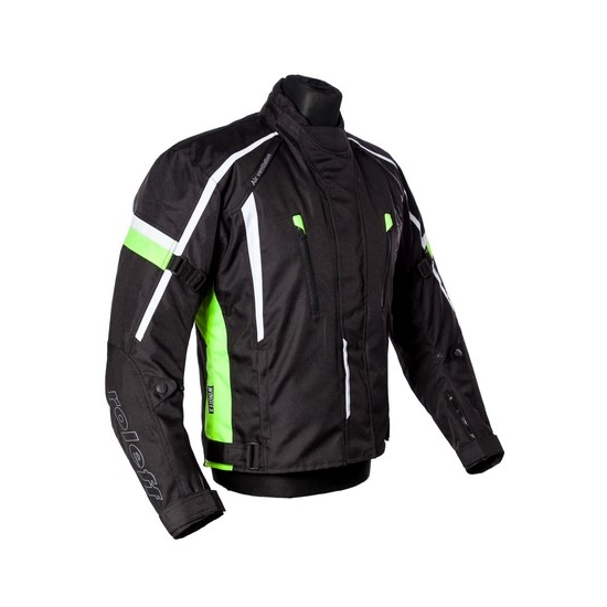 ROLEFF WIELKA PROMOCJA KURTKA TEKSTYLNA KRÓTKA Z MEMBRANĄ MODEL ANCONA KOLOR CZARNY/FLUO ROZMIAR S