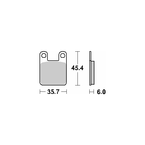 SBS PROMOCJA KLOCKI HAMULCOWE KH115 STREET STANDART CERAMIC KOLOR CZARNY