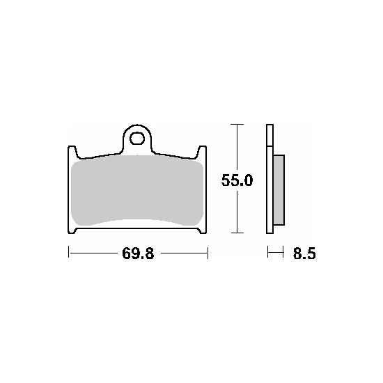 SBS WYPRZEDAŻ KLOCKI HAMULCOWE KH145 / KH236 EVO SINTER