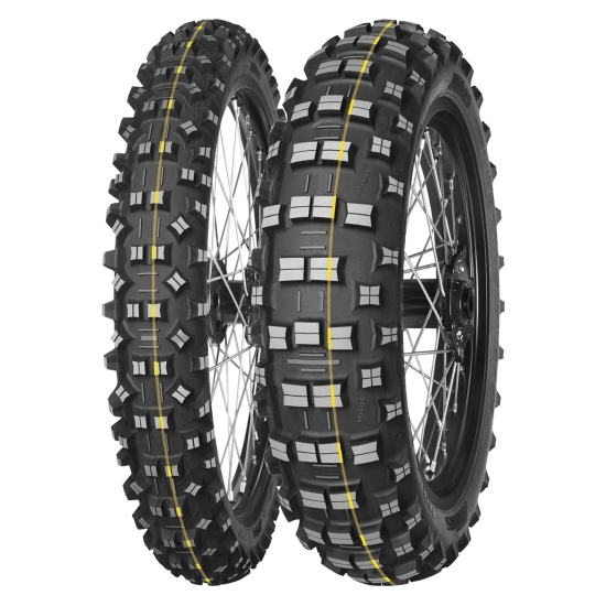 MITAS OPONA 120/90-18 TERRA FORCE-EF SUPER 65R TT TYŁ (ŻÓŁTY PASEK) DOT 45/2024 (ZAMIENNIK:70000179,70000202)