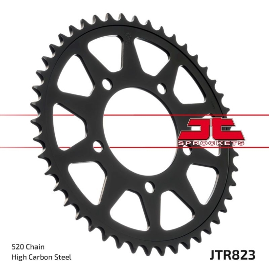 JT ZĘBATKA TYLNA 795 39 SUZUKI GS 500 E/F 88-10 (79539JTZBK) (ŁAŃC. 520) KOLOR CZARNY