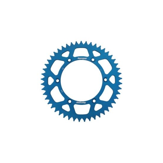 SUPERSPROX ZĘBATKA TYLNA ALUMINIOWA 7075-T6 (ERGAL) 270 49 YAMAHA YZ/YZF '99-'18 (JTR251.49) (JTR245/2.49) KOLOR NIEBIESKI