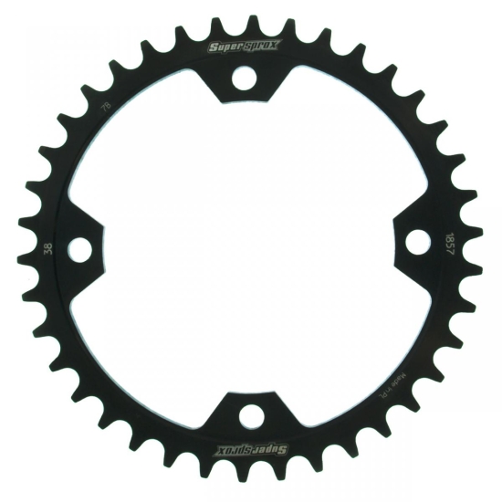 SUPERSPROX ZĘBATKA TYLNA 4588 38 YAMAHA YFZ 450R '09-'16, YFM 250/350/450/700 RAPTOR (JTR1857.38) (JTR857.38) KOLOR CZARNY STALOWA