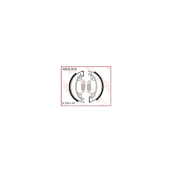 TRW ZF SZCZĘKI HAMULCOWE (130X25MM) (H332) (PROMOCJA)