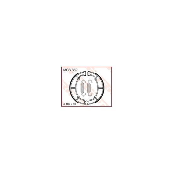 TRW ZF SZCZĘKI HAMULCOWE (180X40MM) (K709)
