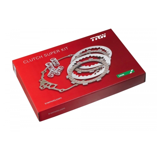 TRW ZF SPRZĘGŁO KOMPLETNE SUPERKIT (TARCZE, PRZEKŁADKI, SPRĘŻYNY) HONDA XL 650,V TRANSALP 00-07, XRV 650 88-90, VT 750 97-16, (EBS1230) (EBS028)