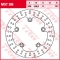 TRW ZF TARCZA HAMULCOWA TYŁ SUZUKI GSF 650 05-12, GSF 1200 / 1250 06-17, GSR 600 06-10, SFV 650 09-16
