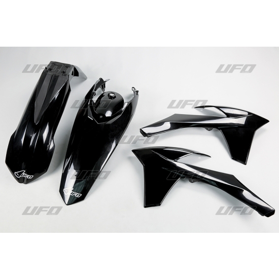 UFO KOMPLET PLASTIKÓW KTM EXC '12-'13 KOLOR CZARNY (KT513E001)