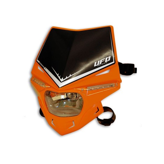UFO LAMPA STEALTH HOMOLOGOWANA Z KIERUNKAMI LED KOLOR POMARAŃCZOWO-CZARNY