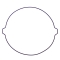 WINDEROSA (VERTEX) USZCZELKA POKRYWY SPRZĘGŁA KTM EXC 450 07, EXC 520 00-02, EXC 525 03-07, SX 520 00-02, SX 525 03-06 (ZEWNĘTRZNA)