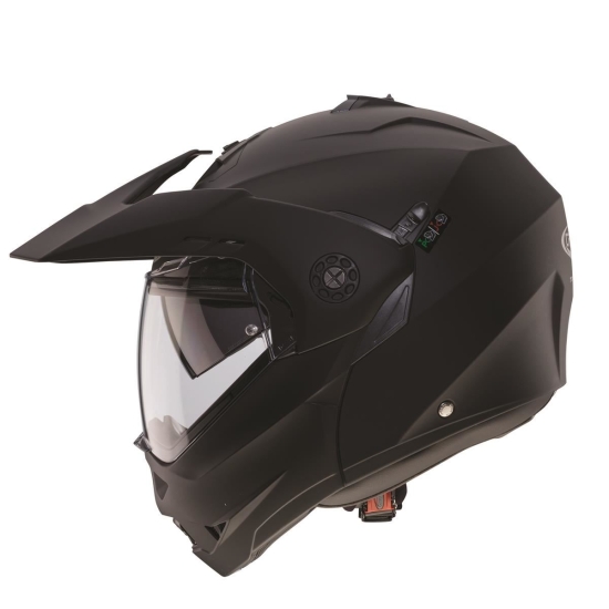 CABERG WYPRZEDAŻ KASK SZCZĘKOWY FLIP-UP ENDURO MODEL TOURMAX (PINLOCK) KOLOR CZARNY MAT ROZMIAR XS (5/5 GWIAZDEK W TESTACH SHARP) (PINLOCK W ZESTAWIE)