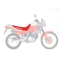 BLACKBIRD POKROWIEC / POSZYCIE NA SIEDZENIE HONDA NX 650 DOMINATOR (88>) TRADITIONAL KOLOR CZERWONY LOGO HONDA
