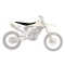 BLACKBIRD POKROWIEC / POSZYCIE NA SIEDZENIE SUZUKI RMZ 250 '19-'23, RMZ450 '18-'23 PYRAMID (PMD) KOLOR CZARNY