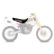 BLACKBIRD POKROWIEC / POSZYCIE NA SIEDZENIE SUZUKI DR 350 '90-'99 (16) TRADITIONAL KOLOR CZARNY