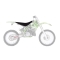 BLACKBIRD POKROWIEC / POSZYCIE NA SIEDZENIE KAWASAKI KX 125/250 '94-'98 PYRAMID (PMD) KOLOR CZARNY