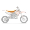BLACKBIRD POKROWIEC / POSZYCIE NA SIEDZENIE KTM SX 65 '02-'15 PYRAMID (PMD) KOLOR POMARAŃCZOWY