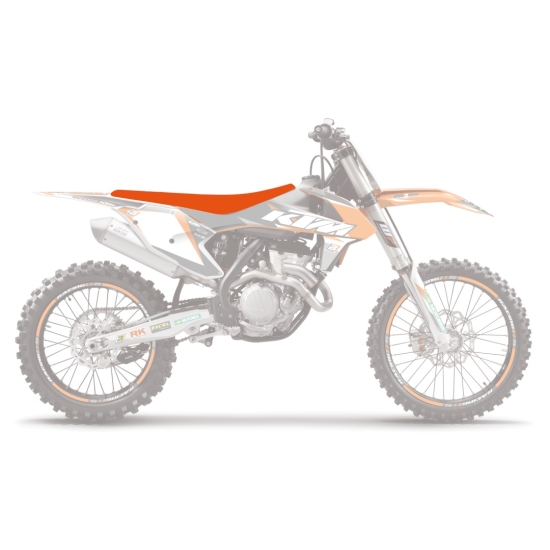 BLACKBIRD POKROWIEC / POSZYCIE NA SIEDZENIE KTM SX/SXF '16-'18, EXC/EXCF '17-'19 PYRAMID (PMD) KOLOR POMARAŃCZOWY