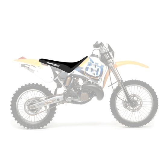 BLACKBIRD POKROWIEC / POSZYCIE NA SIEDZENIE HUSQVARNA TE '95-'00 TRADITIONAL (TE ALL MODELS) KOLOR CZARNY