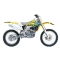 BLACKBIRD KOMPLET NAKLEJEK (OKLEIN) SUZUKI RMZ 450 '05-'07 DREAM 4 KOLOR NIEBIESKI ŻÓŁTY CZARNY