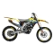 BLACKBIRD KOMPLET NAKLEJEK (OKLEIN) SUZUKI RMZ 250 '19-'24, RMZ 450 '18-'24 DREAM 4 KOLOR ŻÓŁTY NIEBIESKI