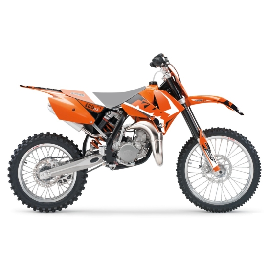 BLACKBIRD KOMPLET NAKLEJEK (OKLEIN) KTM SX 85 '06-'12 DREAM 4 KOLOR POMARAŃCZOWY CZARNY