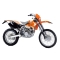 BLACKBIRD KOMPLET NAKLEJEK (OKLEIN) KTM SX/SX-F '98-'00, EXC/EXC-F '98-'00 DREAM 4 KOLOR POMARAŃCZOWY CZARNY