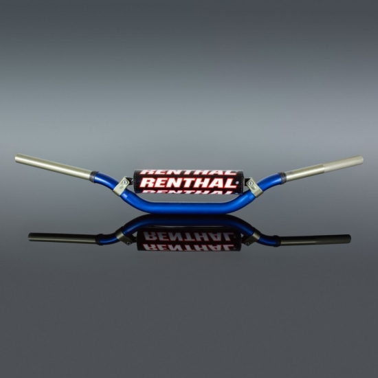 RENTHAL KIEROWNICA 1,1/8 CALA (28,6MM) MX TWINWALL 997 HANDLEBAR BLUE CR/CRF 04-13 KX/KXF 06-13 PADDED KOLOR NIEBIESKI Z GĄBKĄ