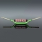 RENTHAL KIEROWNICA 1,1/8 CALA (28,6MM) MX TWINWALL 996 HANDLEBAR GREEN VILLOPOTO / STEWART PADDED KOLOR ZIELONY Z GĄBKĄ