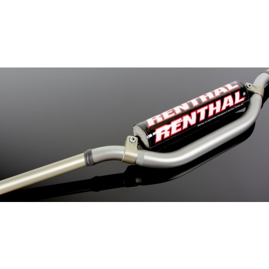 RENTHAL KIEROWNICA 1,1/8 CALA (28,6MM) MX TWINWALL 997 HANDLEBAR TANIUM CR/CRF 04-13 KX/KXF 06-13 PADDED KOLOR TYTANOWY Z GĄBKĄ