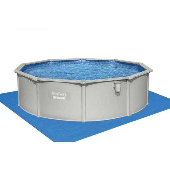 Basen panelowy HYDRIUM 460x120 Okrągły 15FT BESTWAY 8w1 + Pompa piaskowa