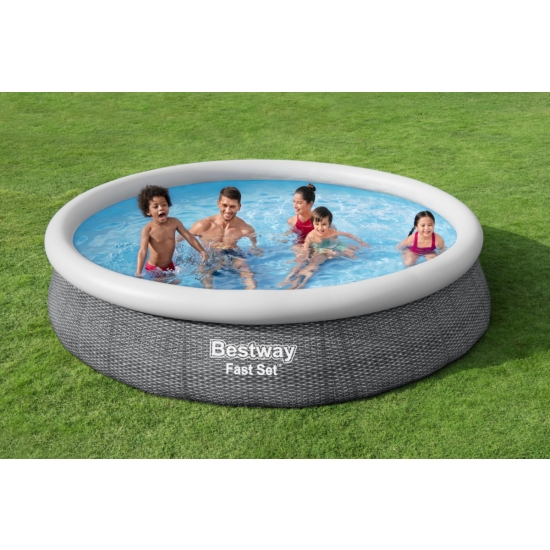 Basen Rozporowy 12FT 366x76cm Szary BESTWAY