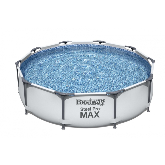 Basen Stelażowy Steel Pro MAX 305x76 Okrągły 10FT BESTWAY DuraPlus FrameLink