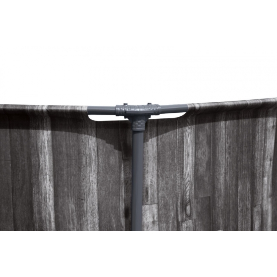 Basen stelażowy Steel Pro MAX 366x100 Imitacja Drewna 12FT BESTWAY 4w1 + Pompa Filtr + Drabinka