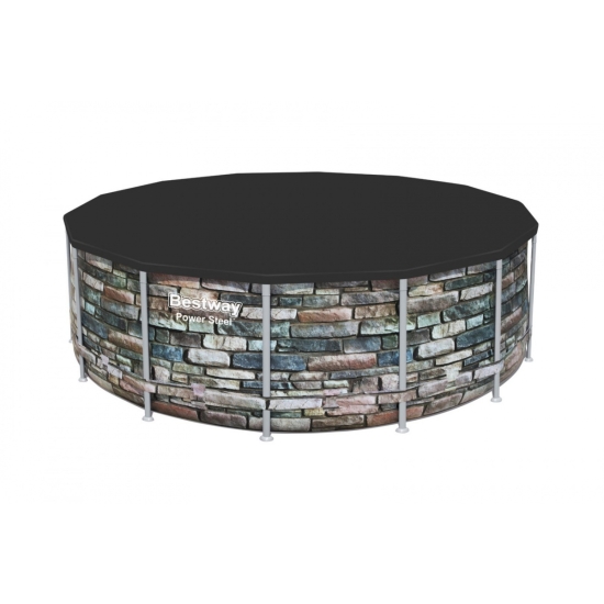 Basen Stelażowy 14 FT 427 x 122 cm Power Steel BESTWAY