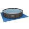 Basen Stelażowy 14FT 427x107 cm Power Steel Deluxe Rattan S