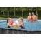 Basen stelażowy Steel Pro MAX 427x107 Imitacja Drewna 14FT BESTWAY 5w1 + Pompa + Drabinka