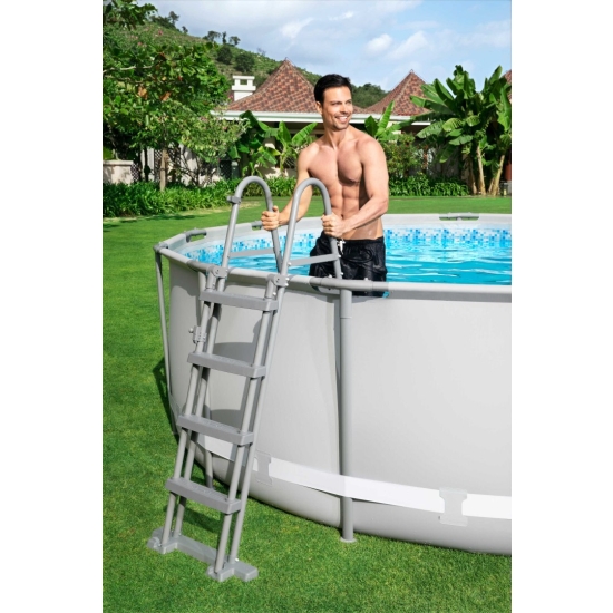 Basen Stelażowy 14FT 427x122 cm POWERSteel 6w1 BESTWAY