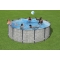 Basen stelażowy Steel Pro MAX 427x122 Imitacja Kamienia 14FT BESTWAY 5w1 + Akcesoria