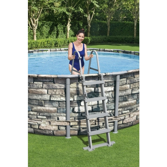 Basen Stelażowy 16 FT 488 x 122 cm Power Steel BESTWAY