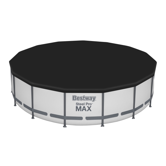 Basen stelażowy Steel Pro MAX 457x107 15FT BESTWAY 5w1 + Pompa + Drabinka + Pokrywa